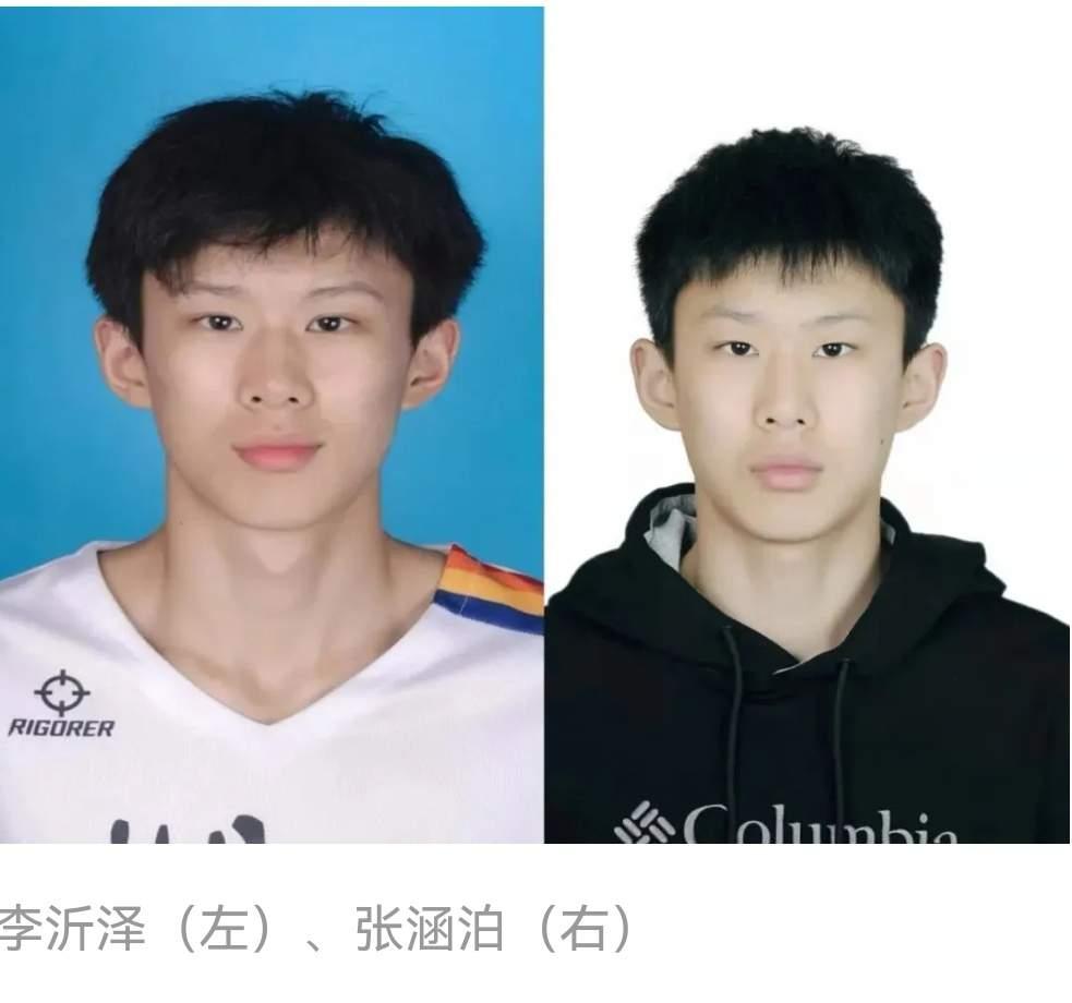 很多人开始在调查篮球U18国青队的李沂泽，说他与两年前的湖北队张涵泊长得简直像“