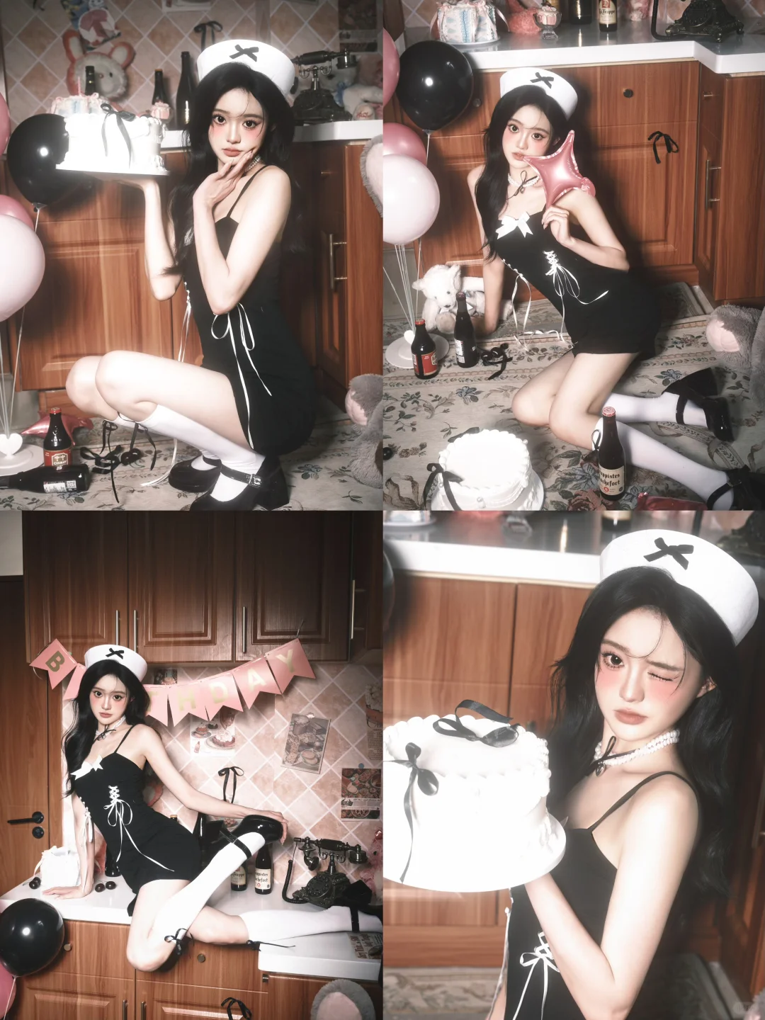 甜酷女孩的生日写真🎂🖤