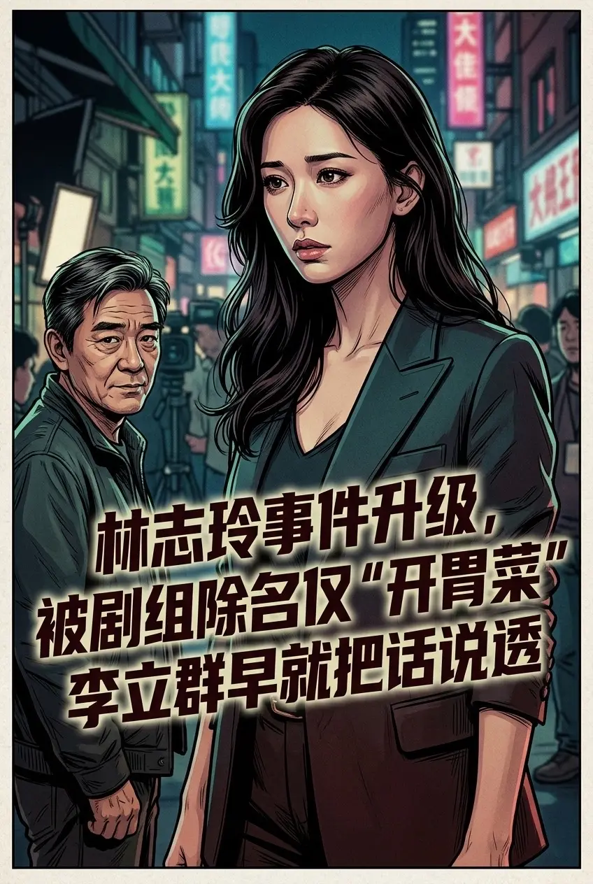 林志玲事件升级，被剧组除名仅“开胃菜”，李立群早就把话说透
