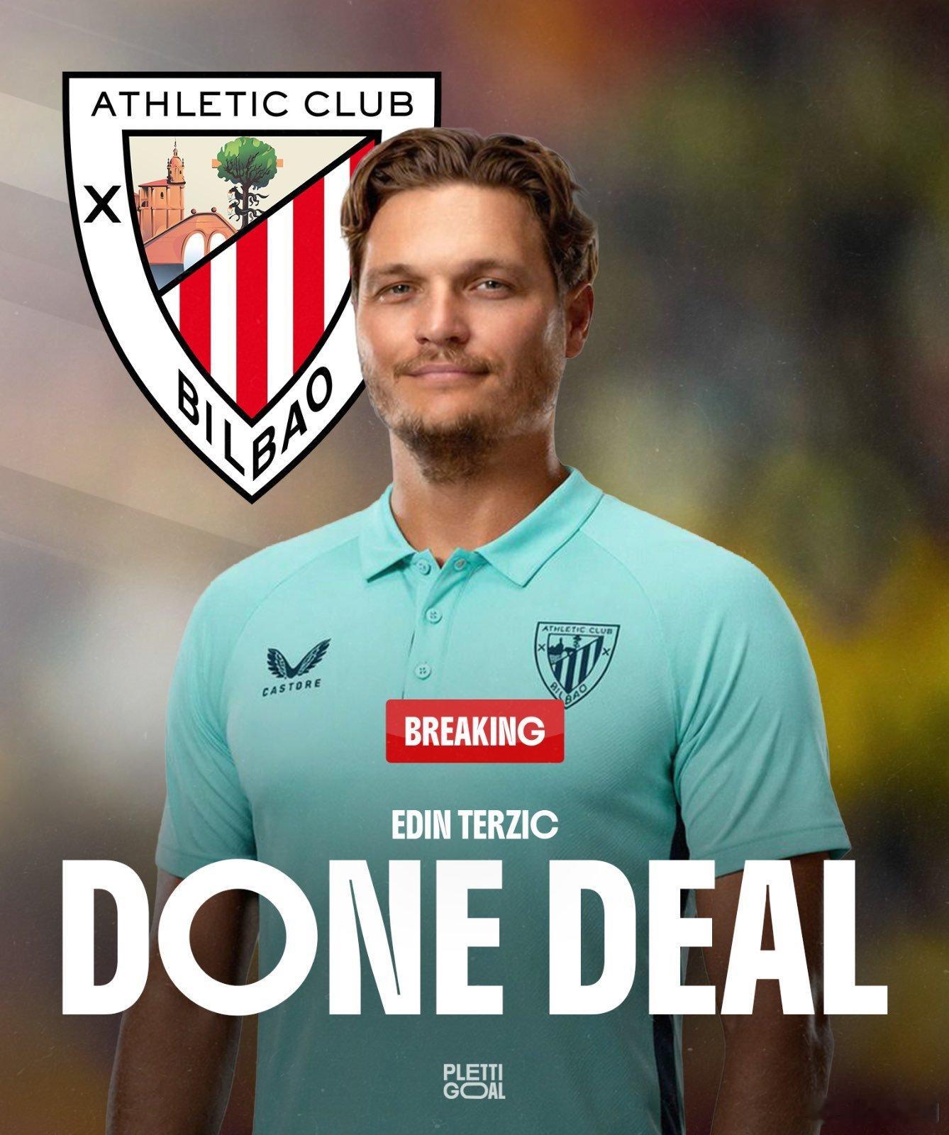 【新工作】泰尔齐奇将加盟毕尔巴鄂竞技，交易已完成 ✔️据报道，下赛季泰尔齐奇将接