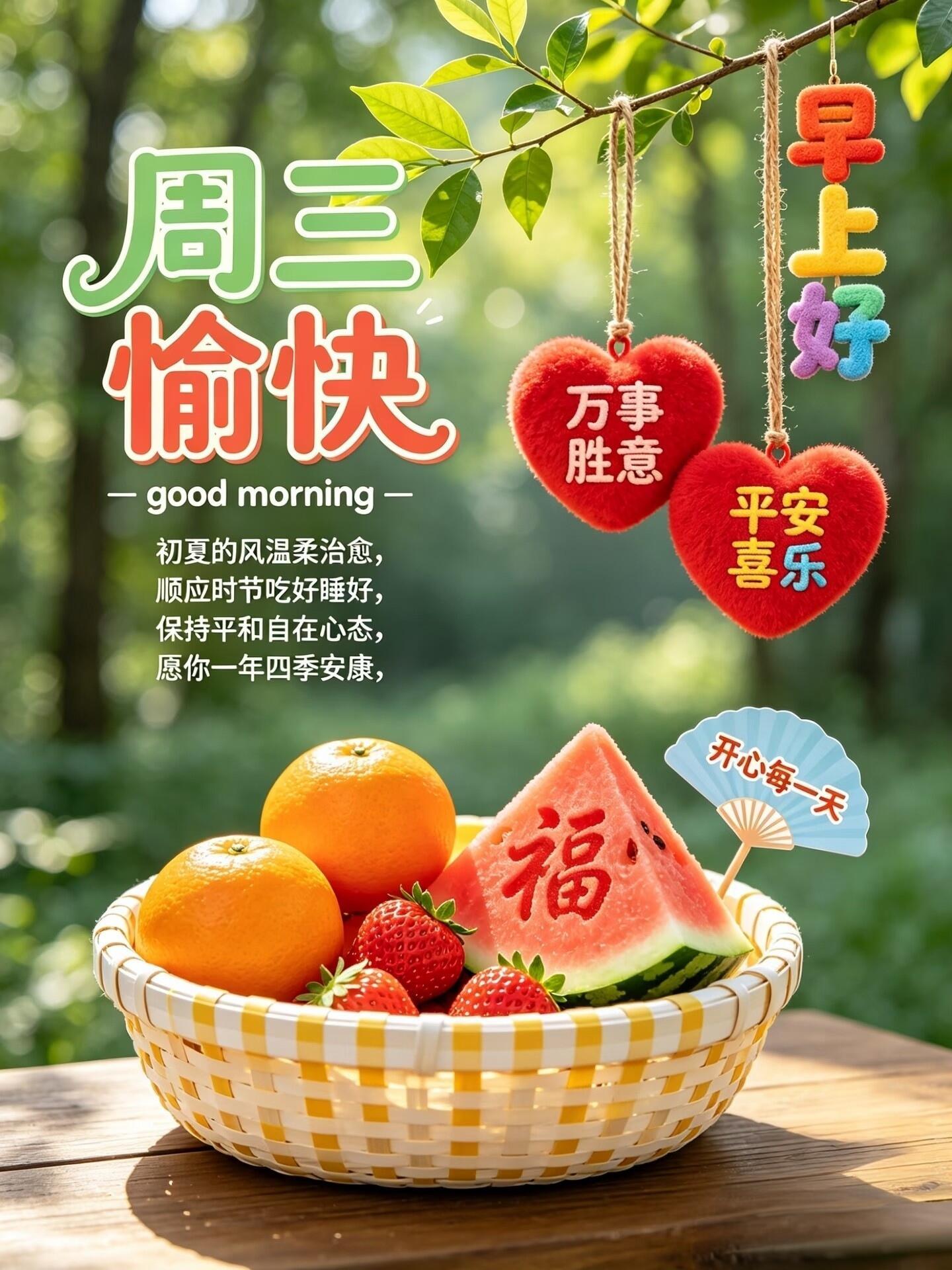 2026.7.8周三早安祝福图片壁纸拿图吱一声噢～ 