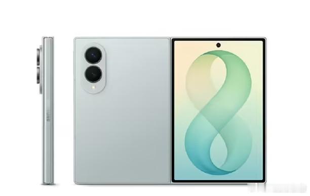 三星折叠屏薄到离谱了三星正式推出六年全新形态阔折叠屏Galaxy Z Fold8