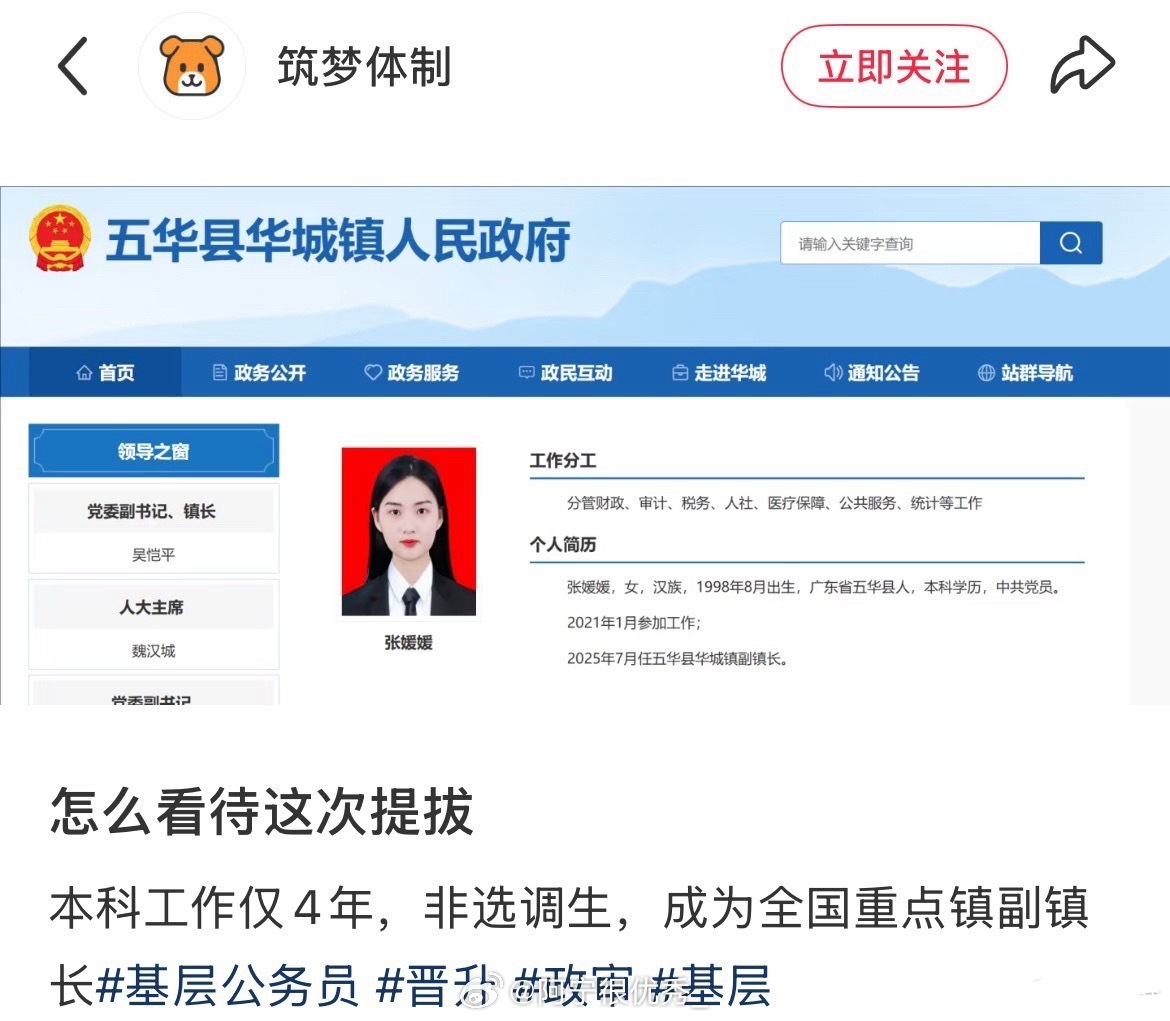 这是我见过的最强体制内，98年，已经达到这个高度了。工作仅4年！ ​ ​​​