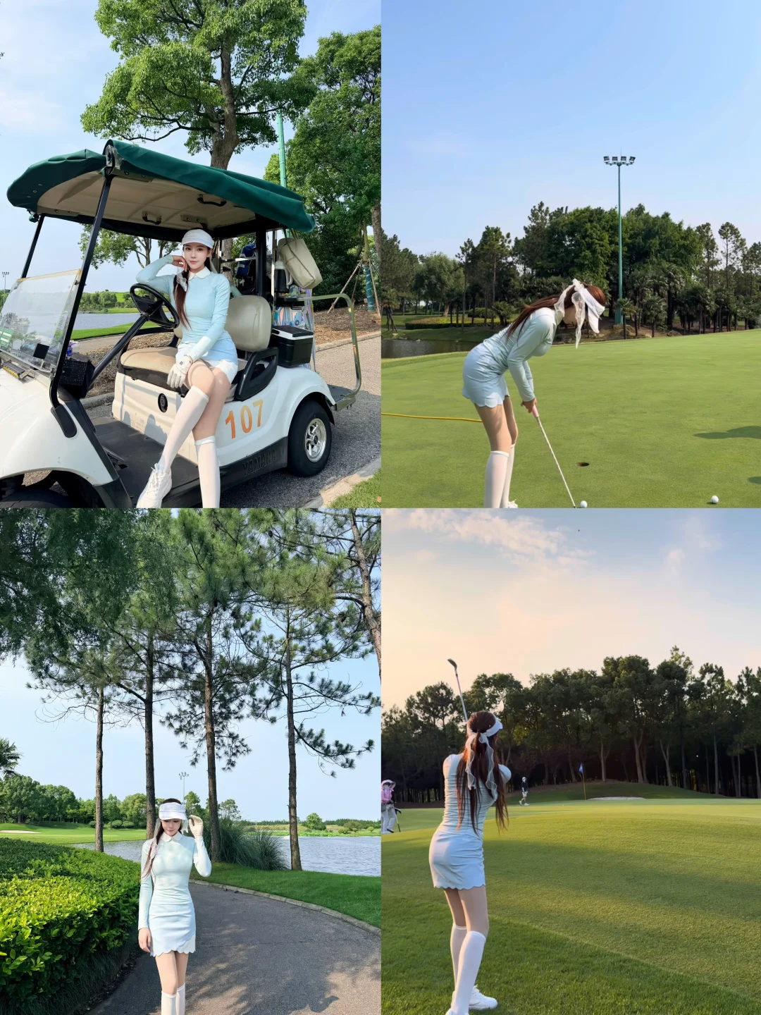 夏天当然要打高尔夫⛳️