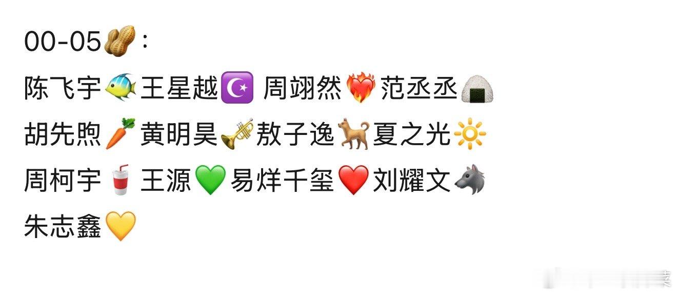 朱志鑫在内娱也拥有属于自己的emoji了 