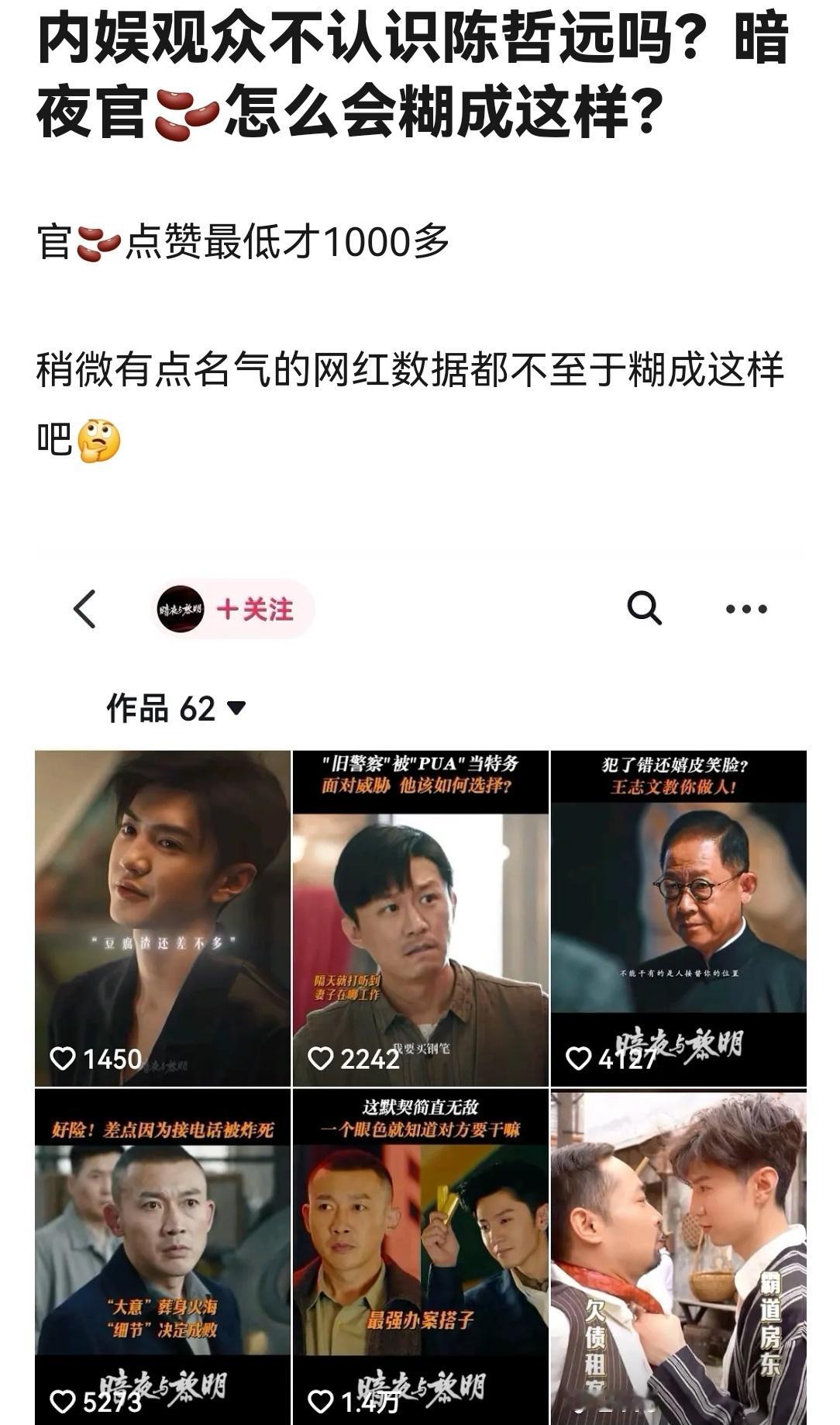 陈哲远的热度这么虚吗？ ​​​