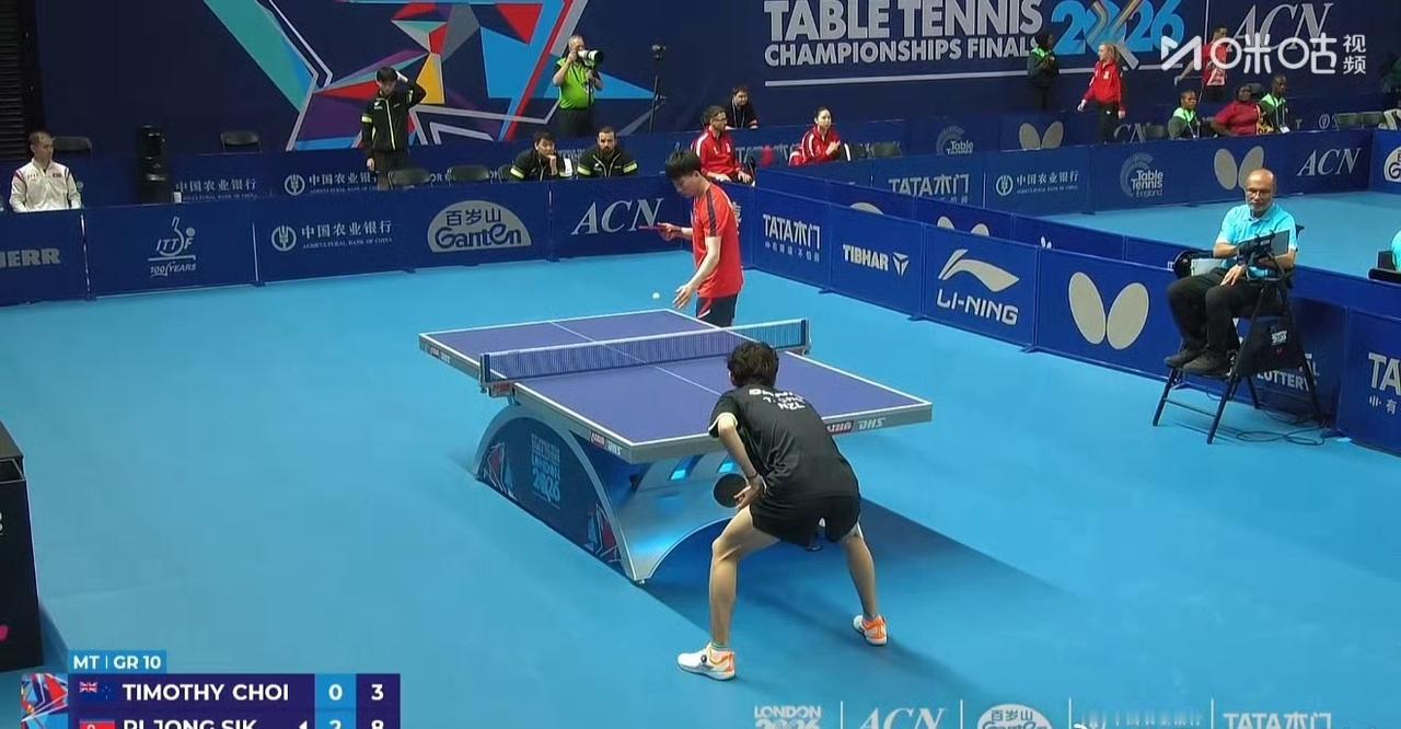 朝鲜🇰🇵男团也来势汹汹啊，
今日凌晨一点多，🇳🇿新西兰男团0-3不敌朝鲜