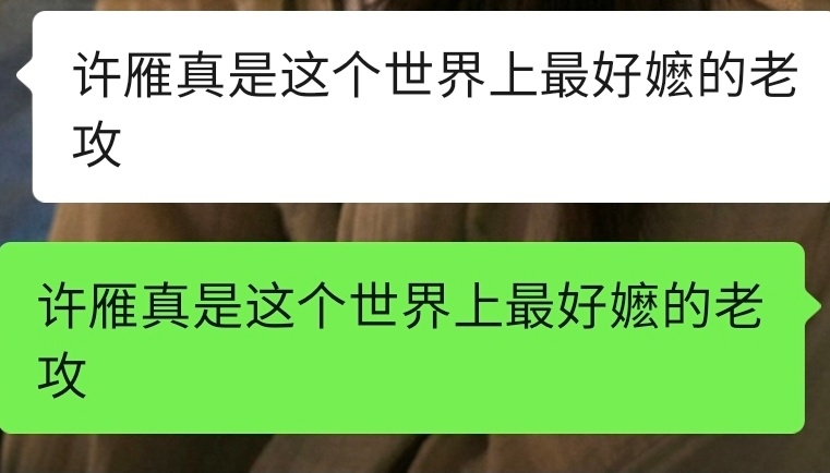 许雁真是这个世界上最好嬷的老攻 