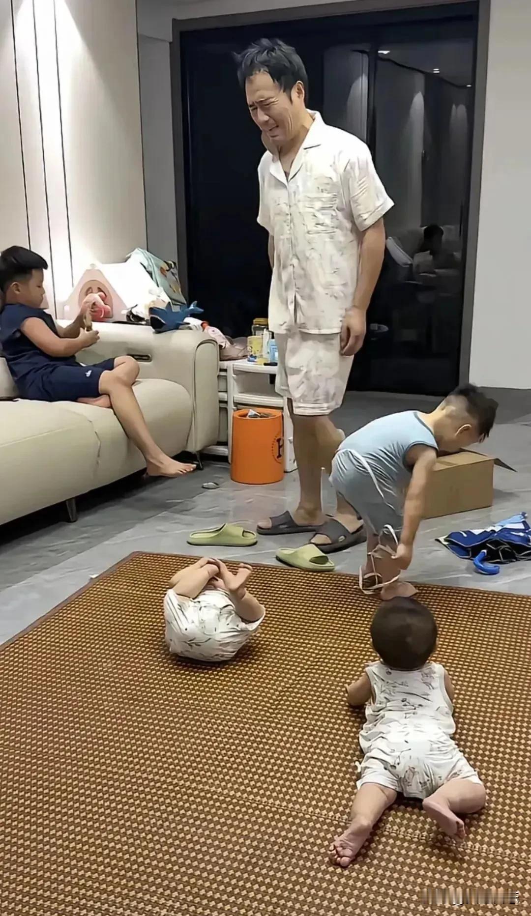 别人家是“小棉袄”，我们家是四个“皮夹克”！冷暖自知，说多了都是泪...

养四