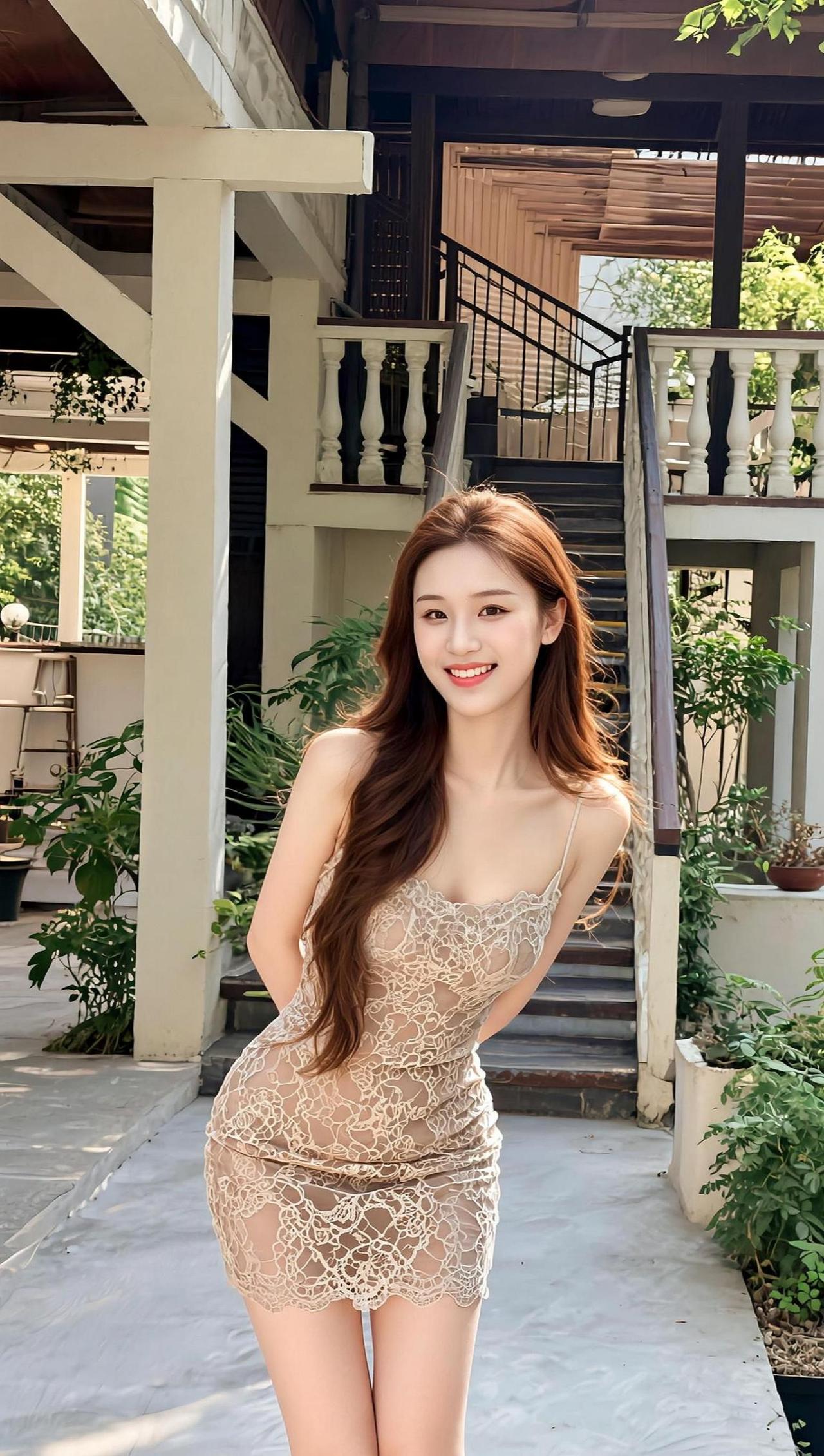 AI蕾丝裙写真 随变ai随便玩