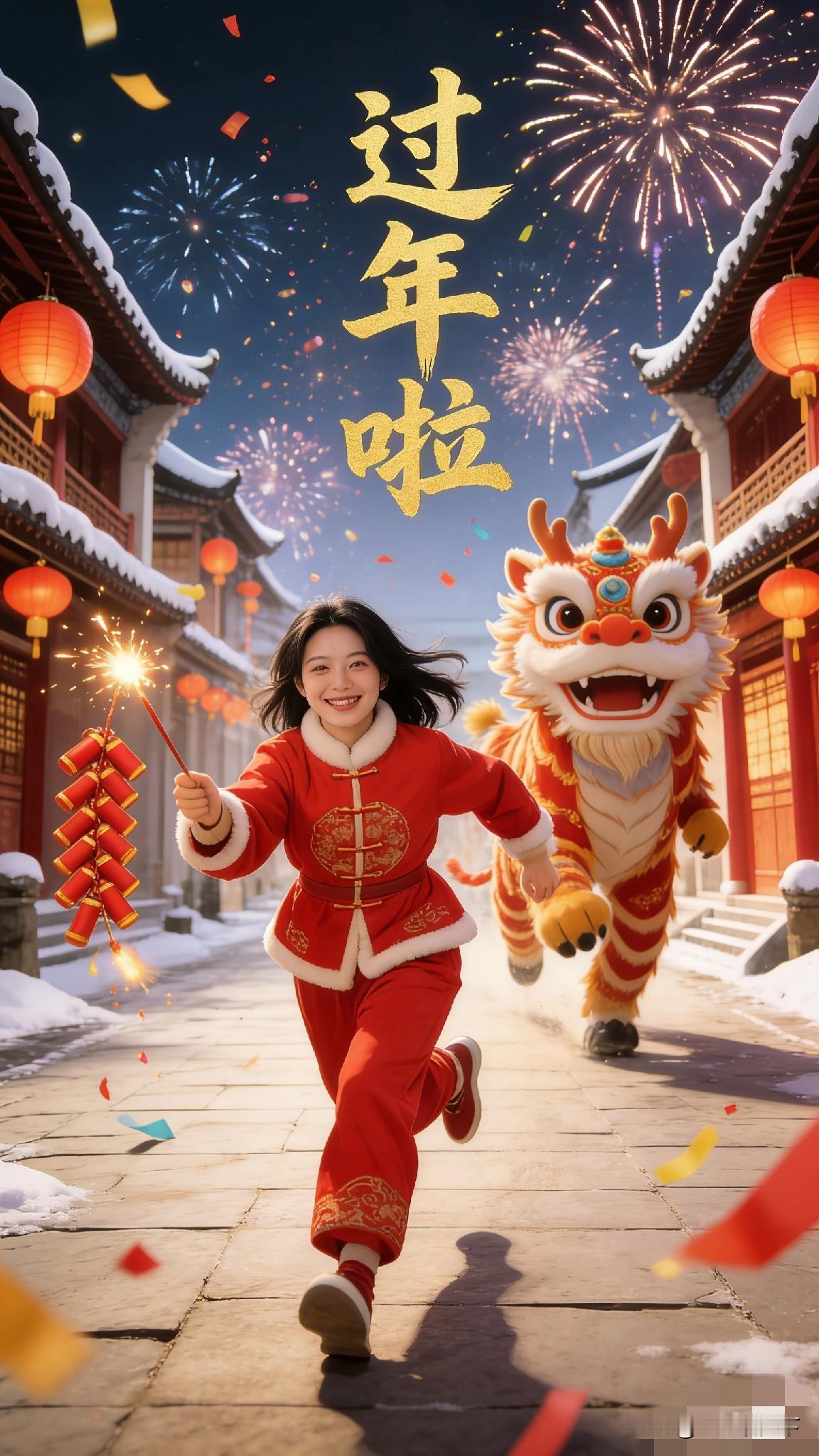 大年初一，致每一个奋力奔跑的你 🍊
2026，骏马迎春，新岁福至！
 
过去一