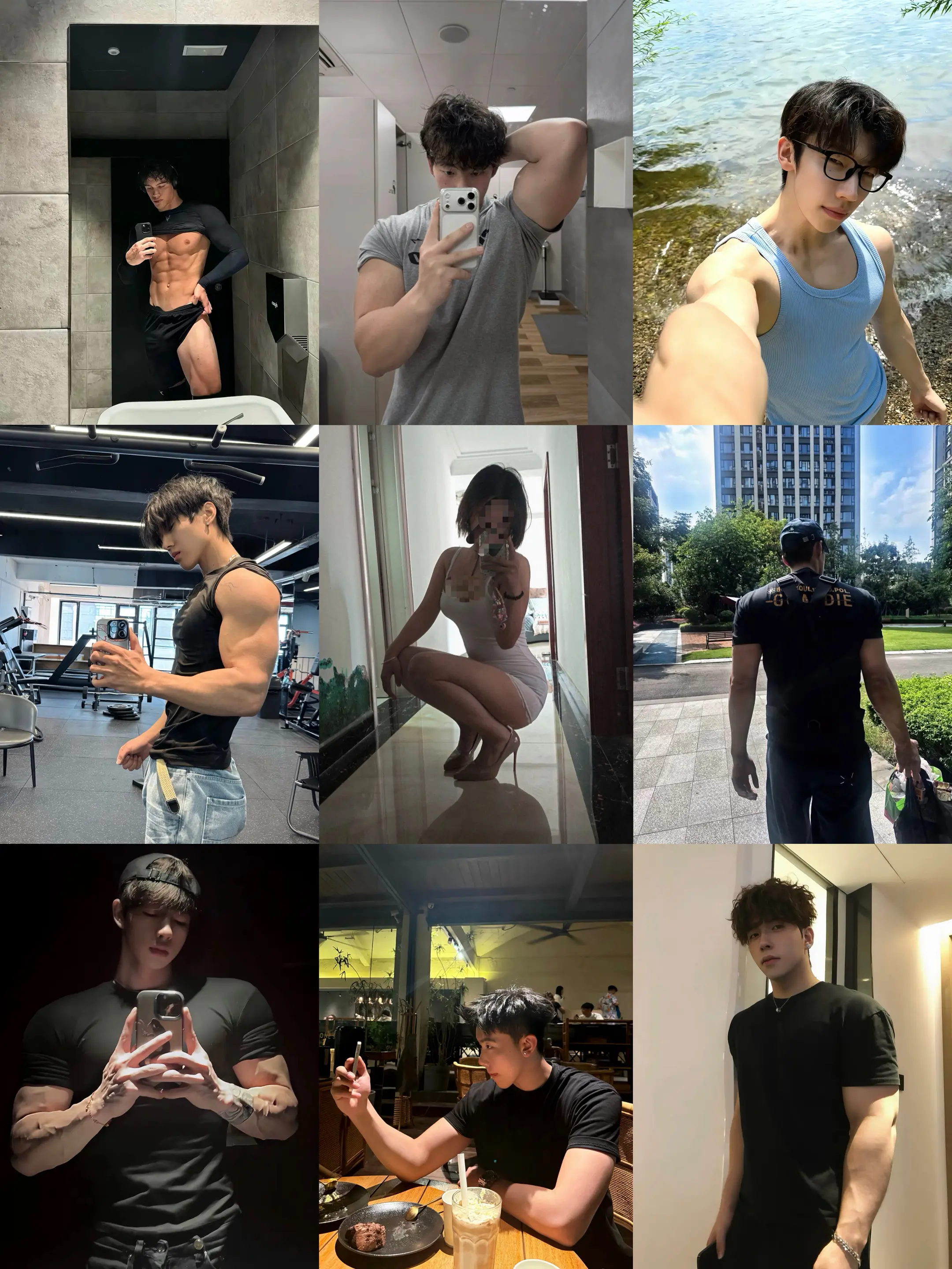 我不能保证每个高壮男会喜欢我 但我会爱每个