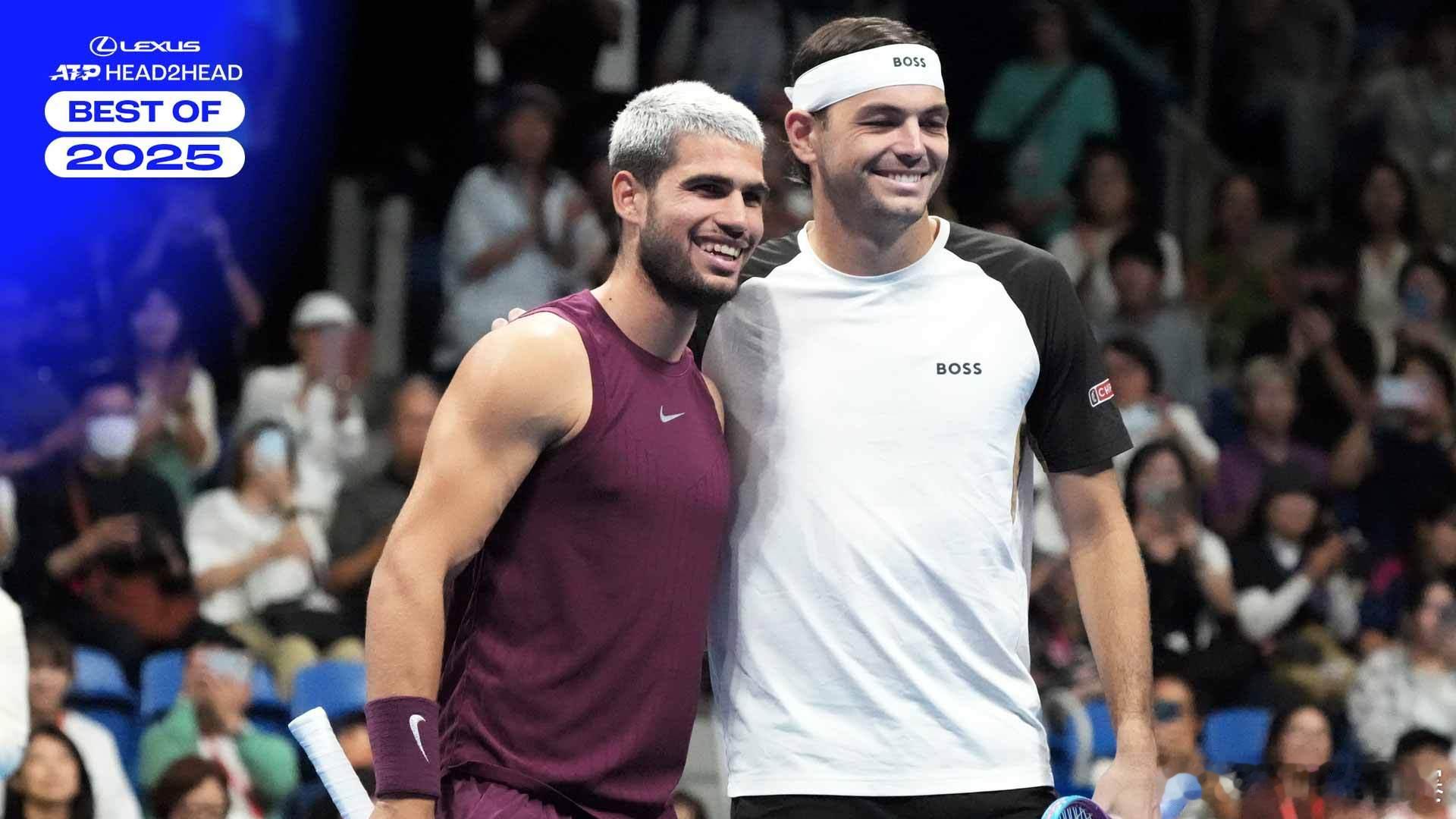 ATP年度对决回顾👉🏻  阿尔卡拉斯 3-1 弗里茨温网半决赛： 阿尔卡拉斯