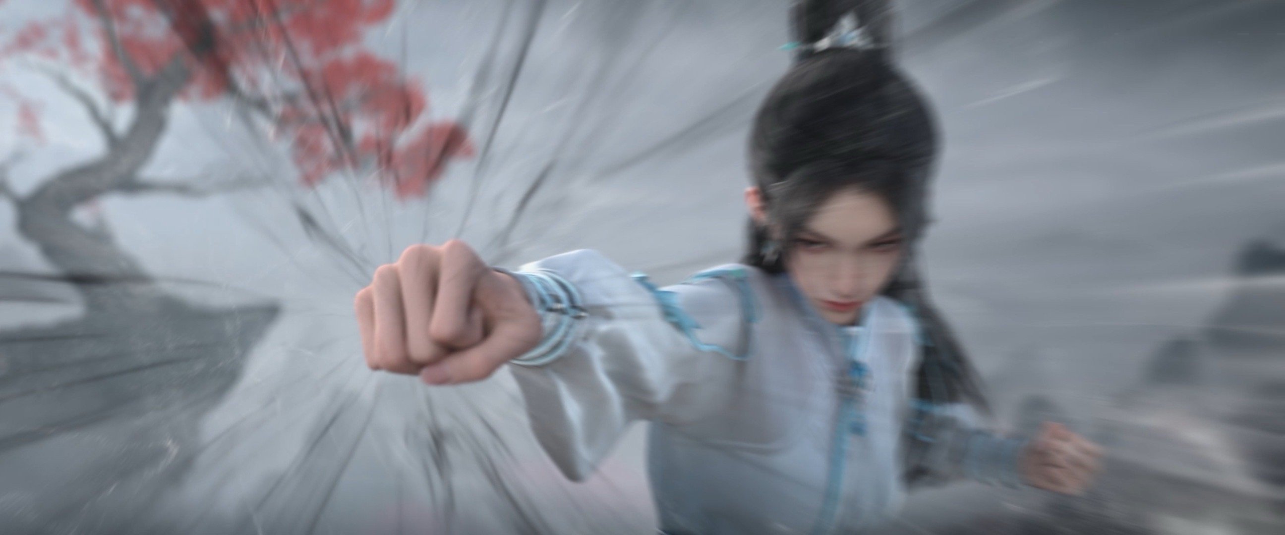 #剑来动画宁姚预告好飒##国漫点评团#？？？？好飒，宁姚这个建模真的好！期待陈平