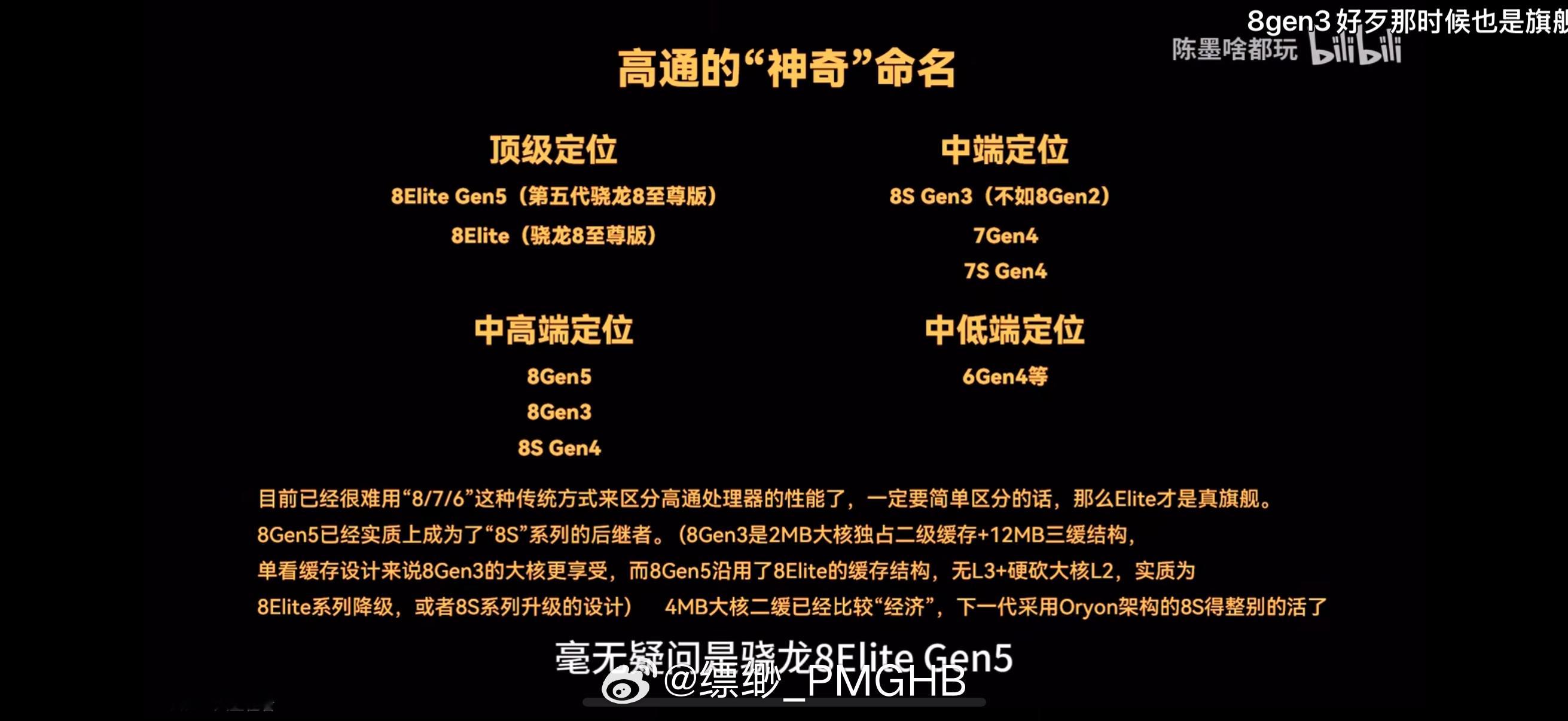 高通现在的产品定位确实越来越抽象了，本来还以为 8 Gen5 对齐的是之前旗舰定