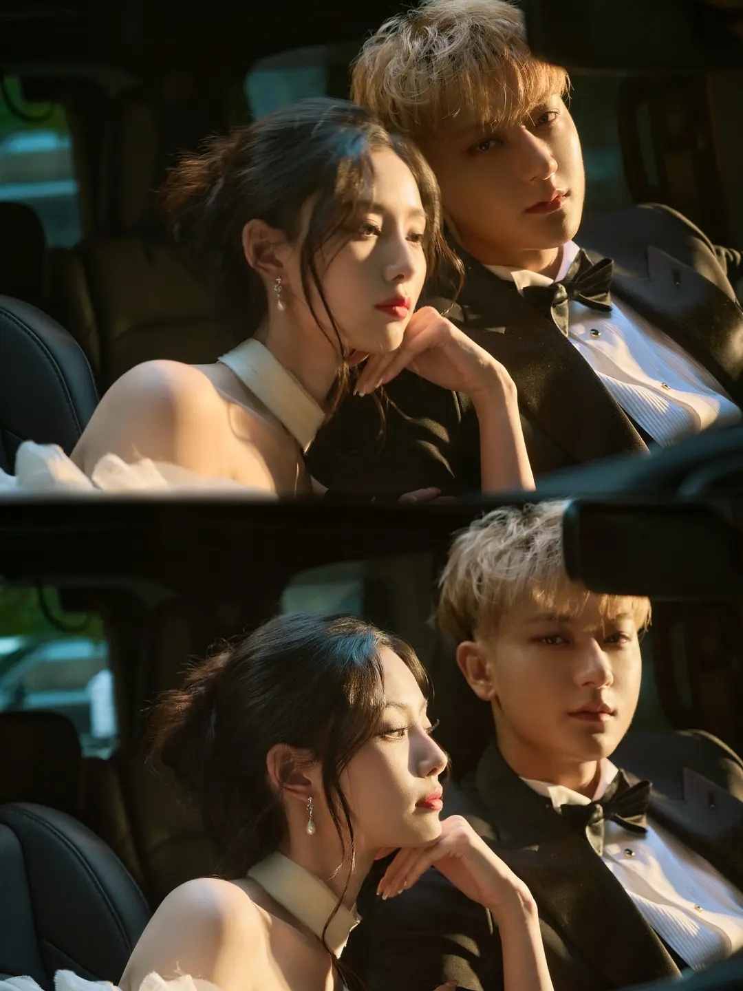 黄子韬徐艺洋接吻婚纱照洋韬的婚纱照这几张拍的还挺好看的，轰轰烈烈闹了这么久，有种
