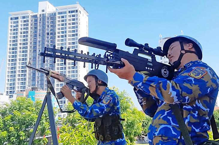 越南海军陆战队反无人机枪