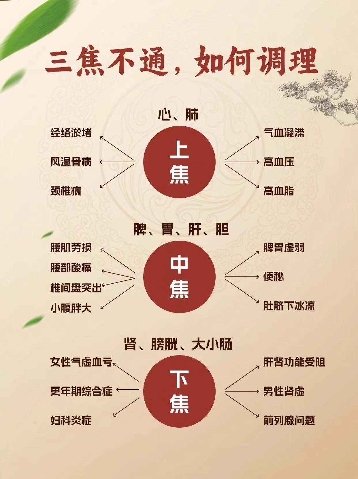 中医常说"三焦不通"指的是什么？ ​​​