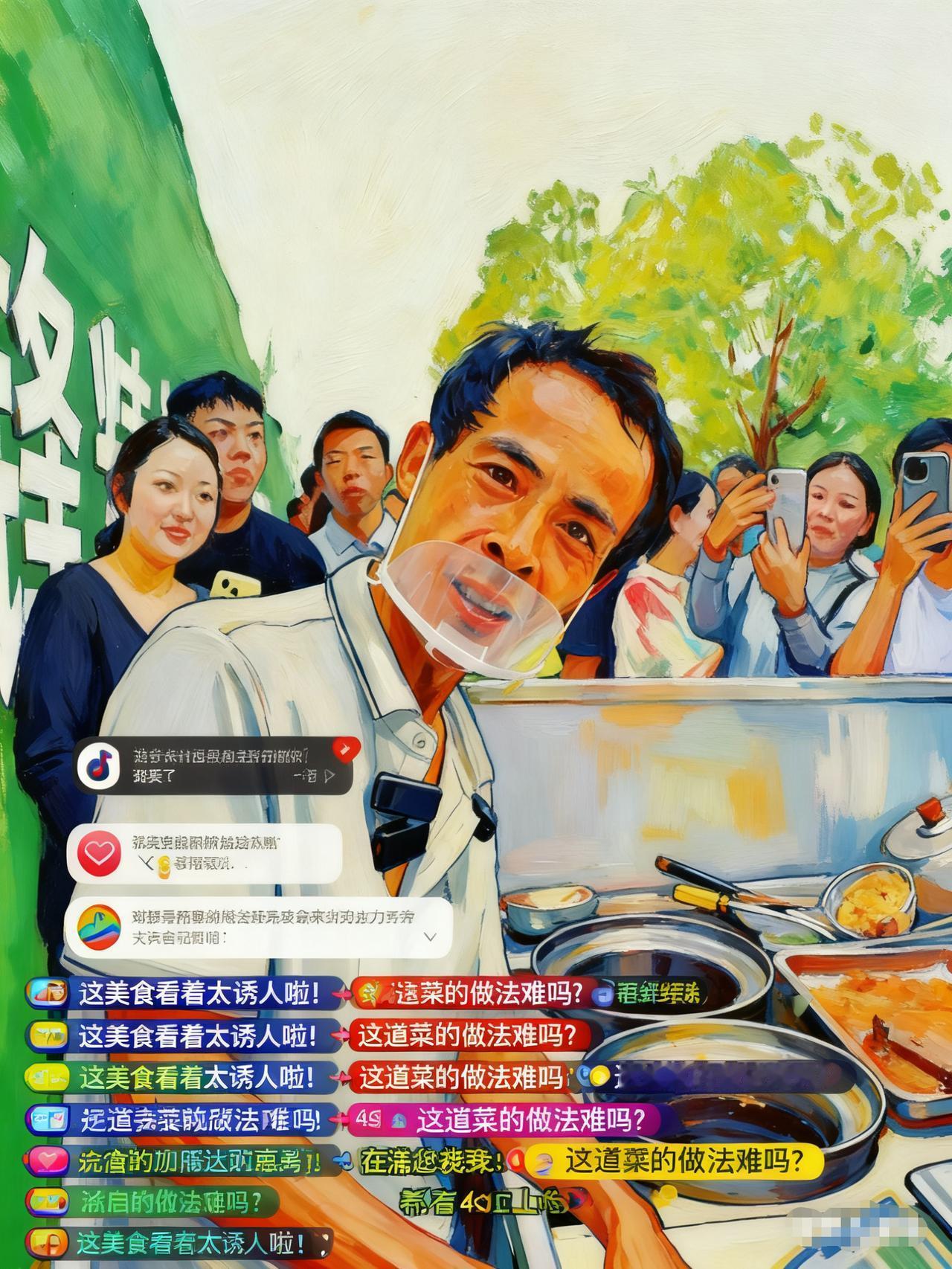 鸡排哥这么火
为什么没有考虑直播带货呢
面对记者采访，他是这样说的

暂时是没有