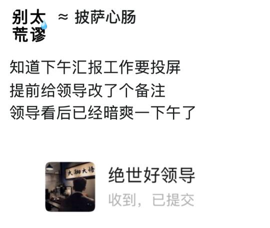 投屏前给领导改了个备注，领导暗爽一下午！