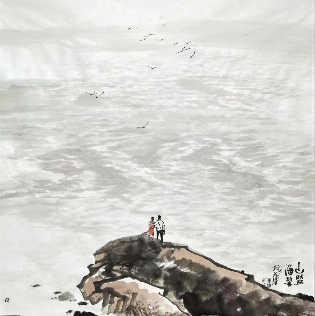 名家作品友情代理推荐分享【李振华】1974年出生于河北黄骅市张巨河，中国山水画北