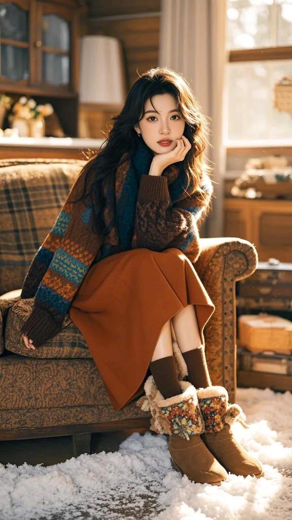 冬日暖阳#温暖你的小家#时尚百搭#甜美穿搭