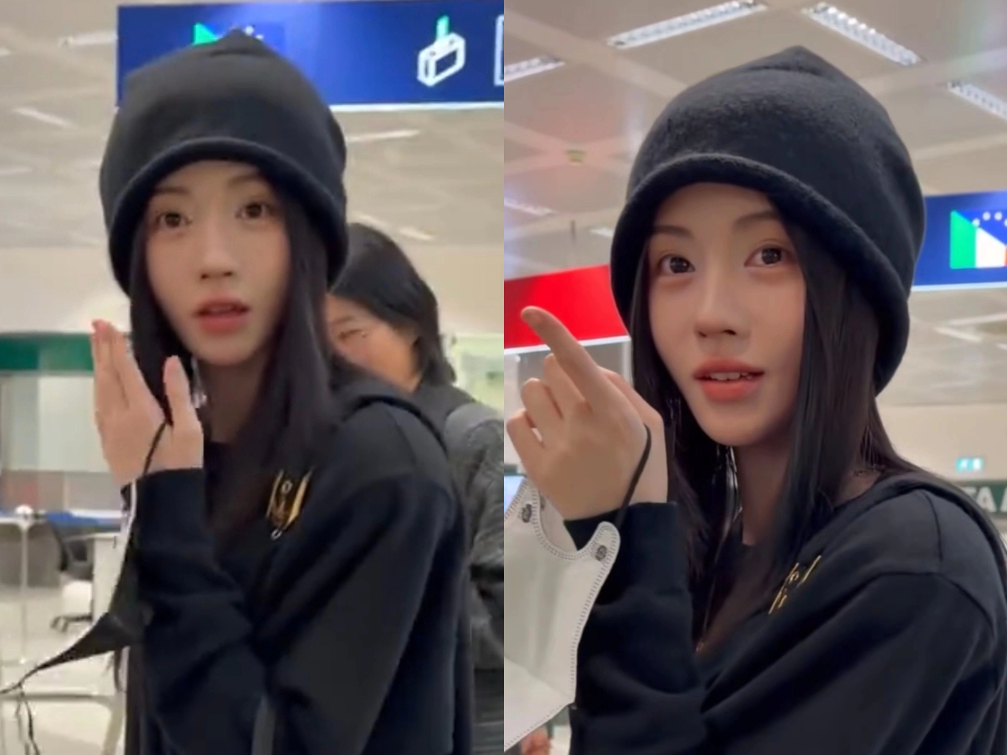 碰到“古早”粉丝后，鞠婧祎一秒眼圈泛红的真诚，大家get到了吗？ 