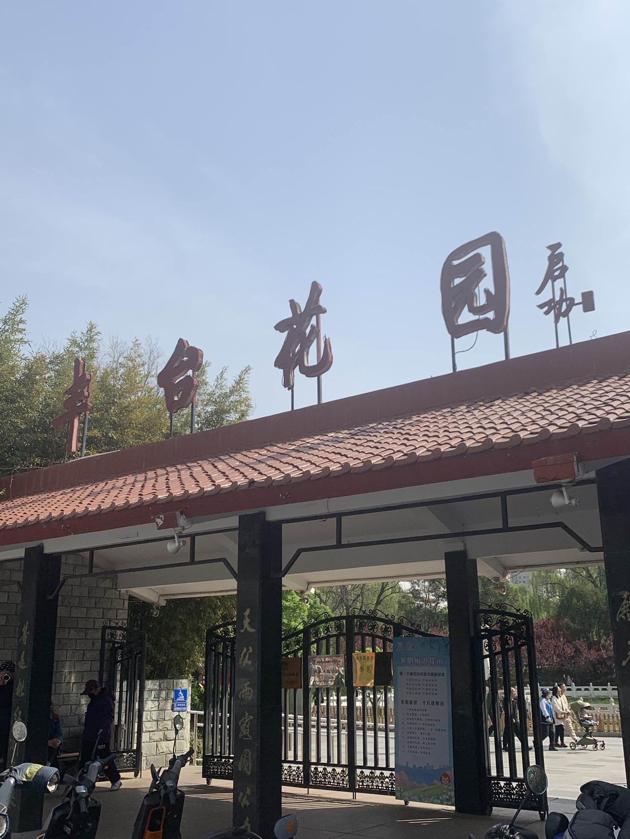 春日生活打卡季今天周末，在家没事，去附近的丰台花园转了一圈。这个公园虽然离家近，