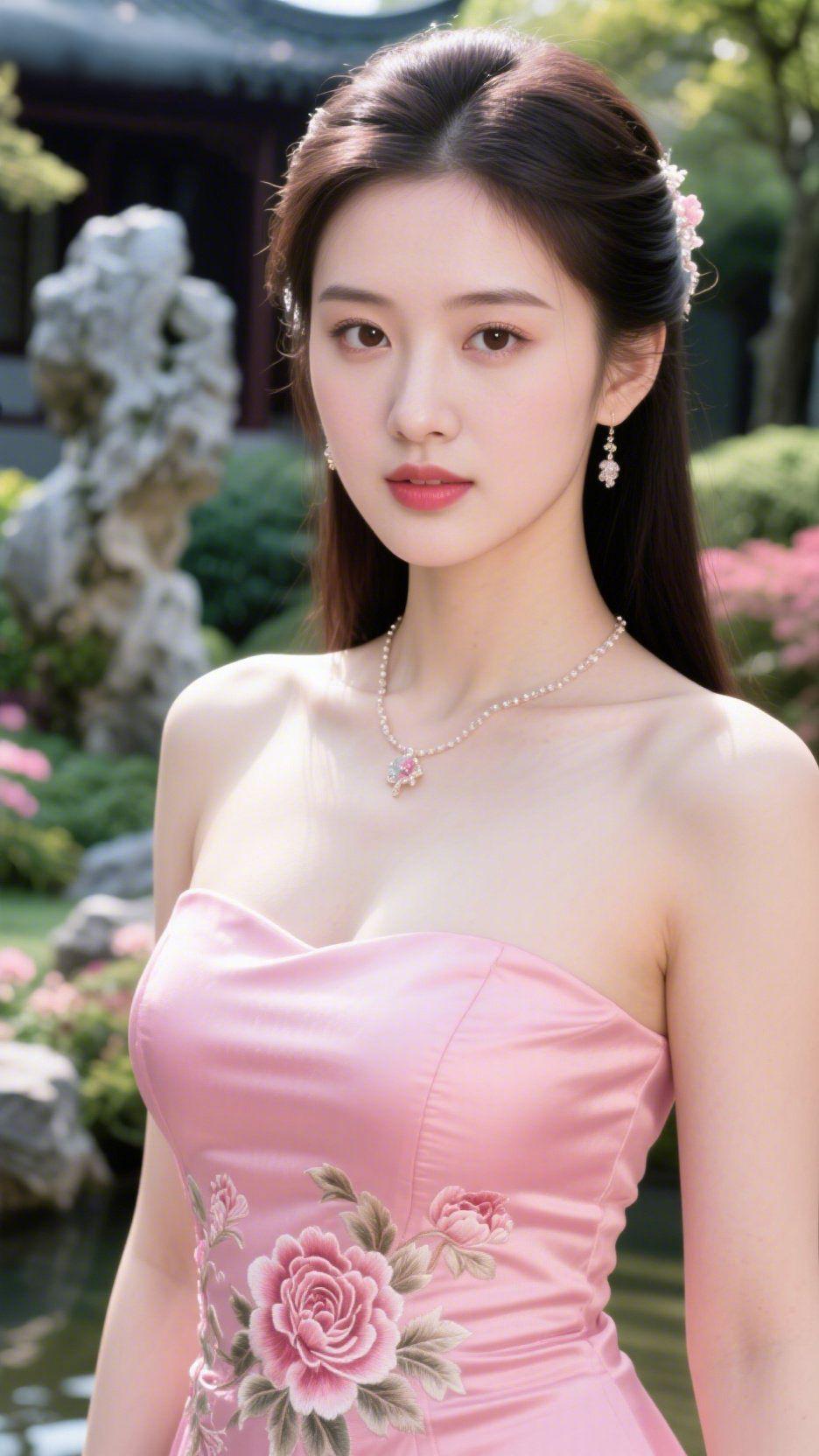 晴日游园
 
晴光漫洒江南院，暖日初消晓雾轻
飞檐翘角裁云影，黛瓦层叠护古庭
奇