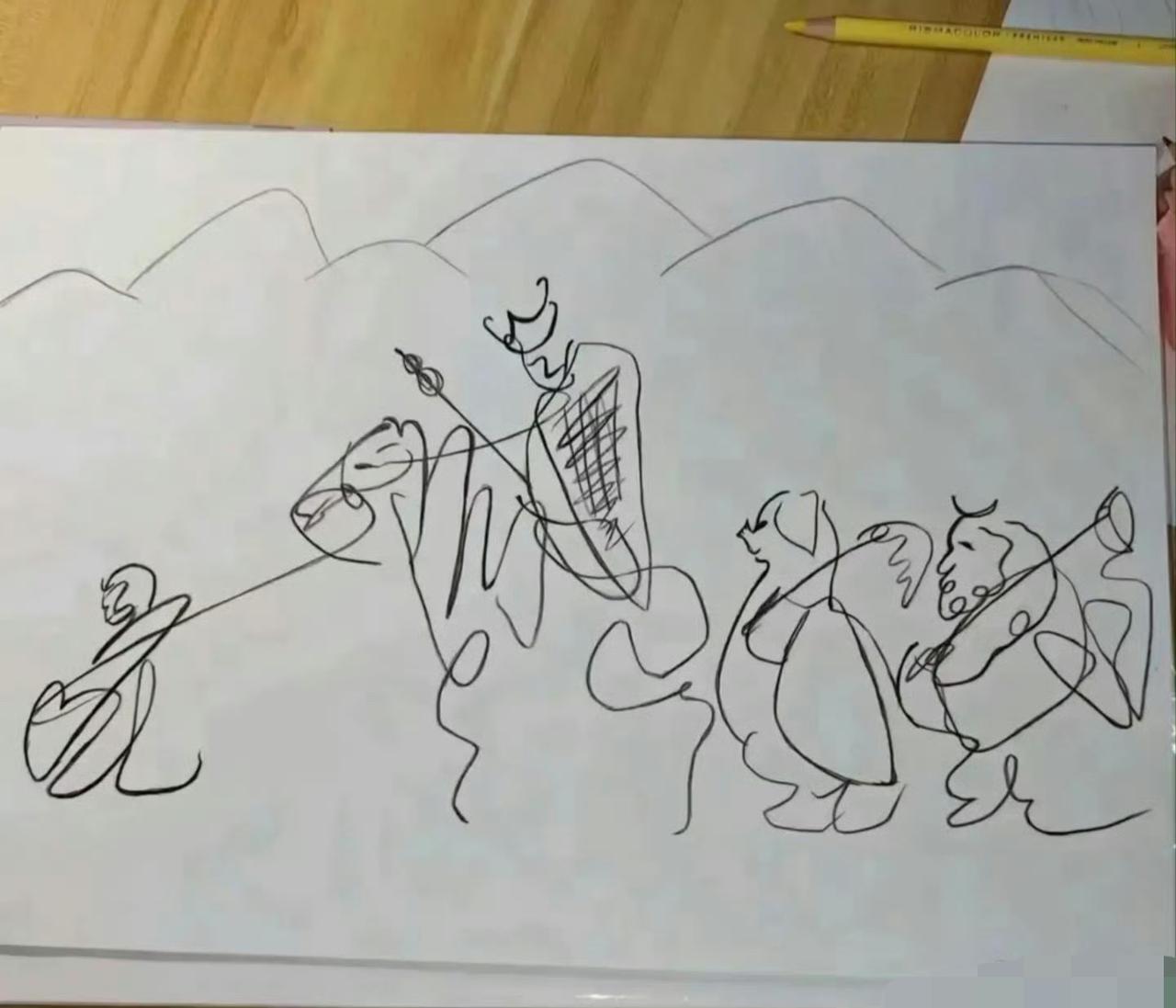 一位家长吐槽，花 1200 块钱送孩子去学了两个月的画画兴趣班，拿回来的作业非常