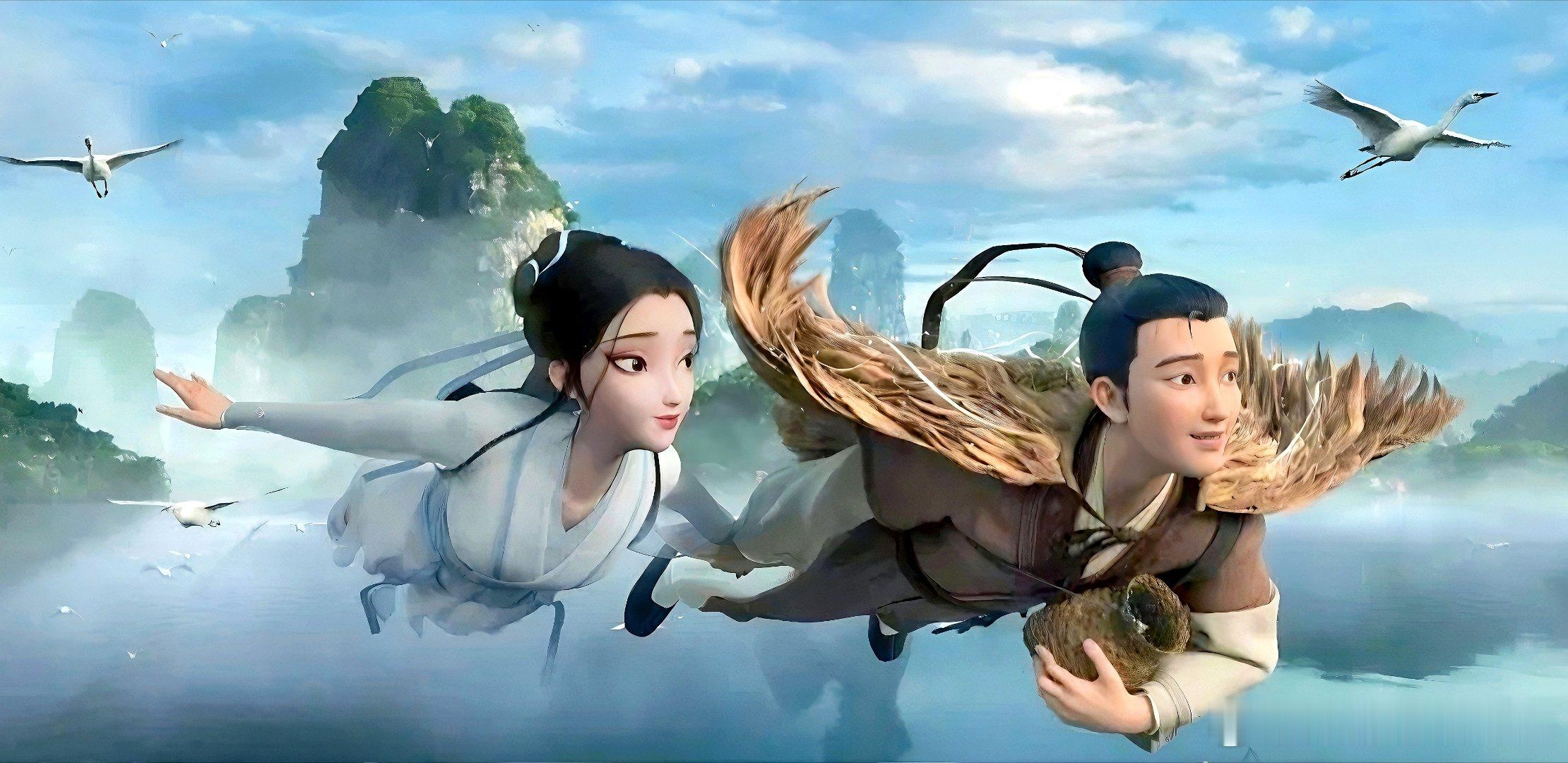 #电影白蛇浮生#🎋#电影白蛇浮生七夕相见# 谁知波上同舟子，便是三生石上人断桥