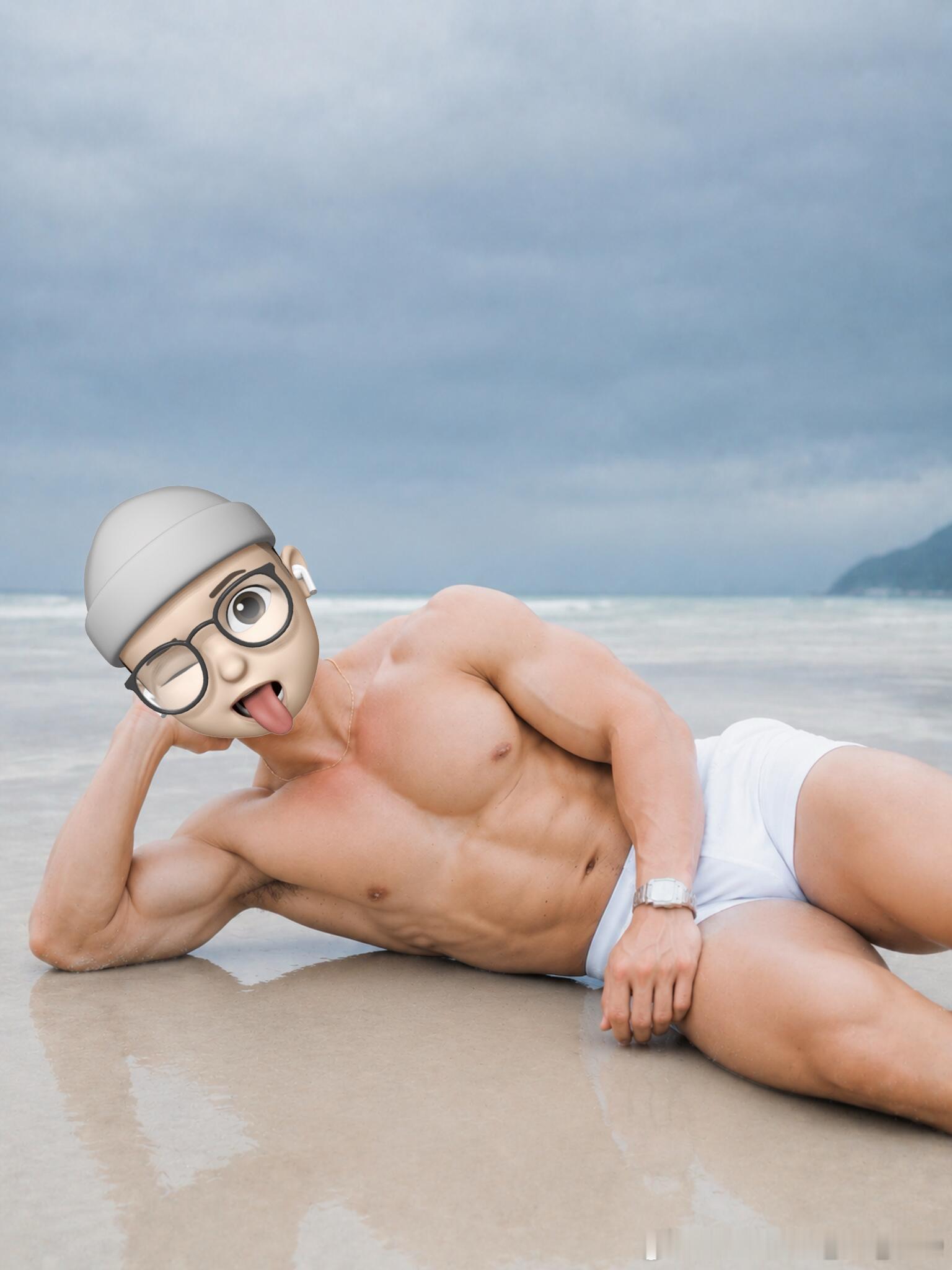 芭比Q嘟海海人生1️⃣起沙滩🏖️PLAY惹～这素尊嘟假嘟惹hoe～