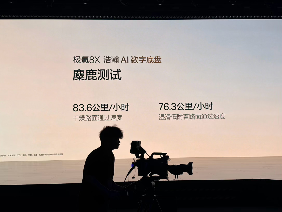 极氪8X 有多稳？麋鹿测试83.6km/h极氪8X新公路之王