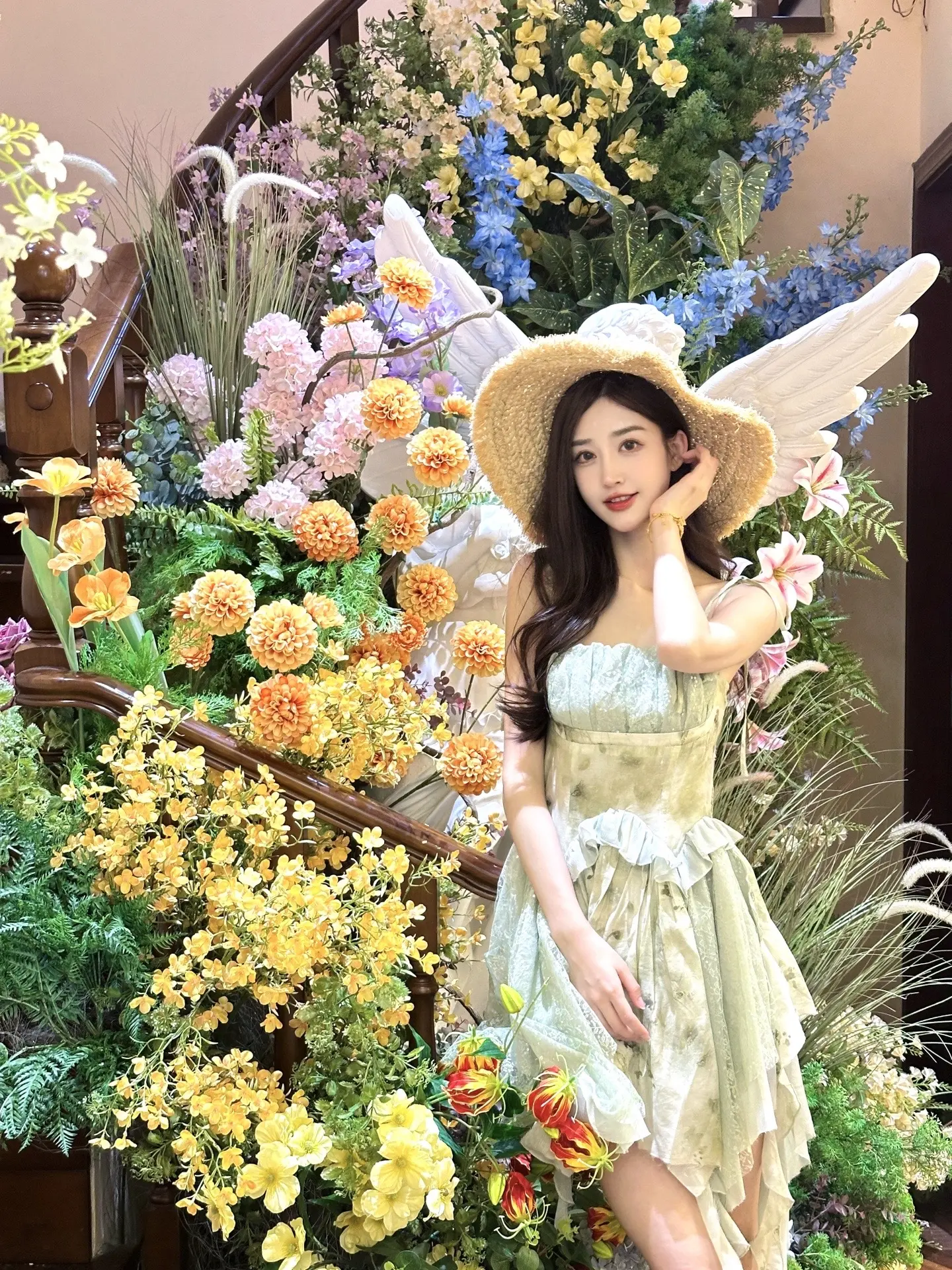 你微微一笑蝴蝶为你倾倒🦋