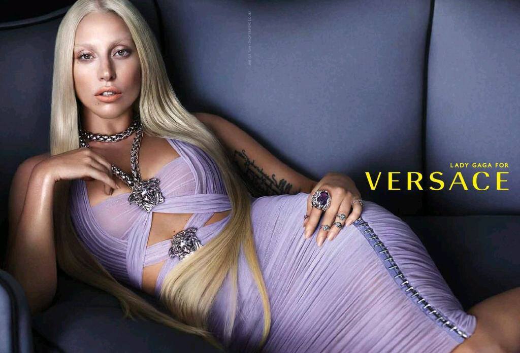 Lady Gaga for VERSACE 20124 SS 嘎女士代言范思哲2