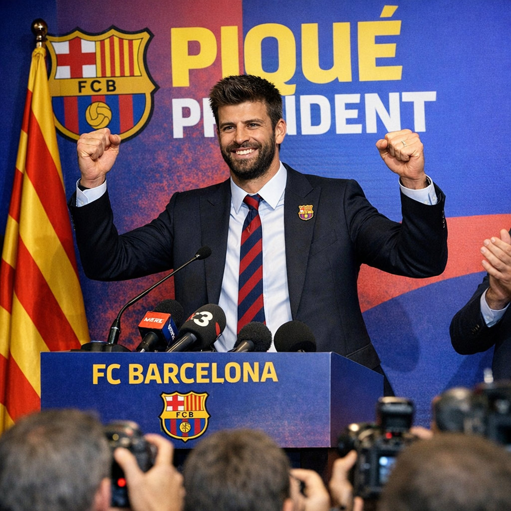 皮克谈是否2031年竞选巴塞罗那足球俱乐部主席：“听着，我在国王联赛做了三年，从