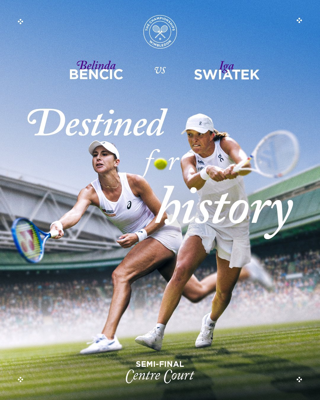 BelindaIga无数次挥拍的更迭🎾谁会赢得通往下一站的解📺️比赛直播：温