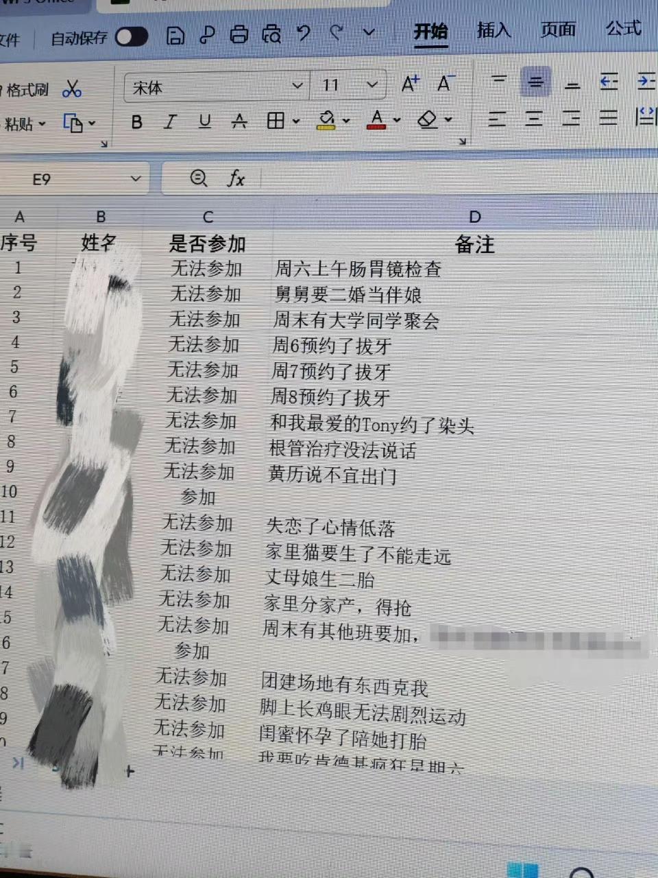 周末团建炸出“请假界天花板”，网友：这届打工人的演技绝了！

公司周末团建，同事