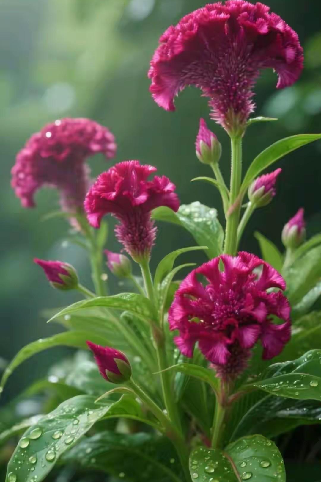 花有百样红，人有千般情
绿叶红花多美