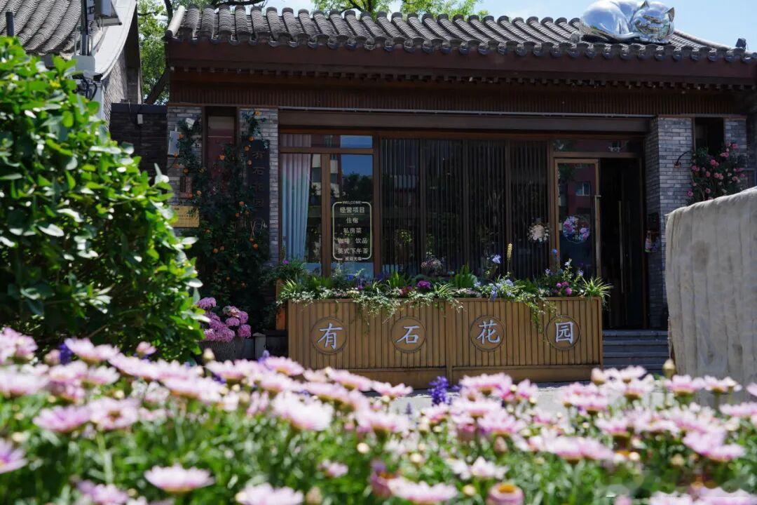 夏风漫过胡同，花墙接住了一整个春天的尾巴～ 