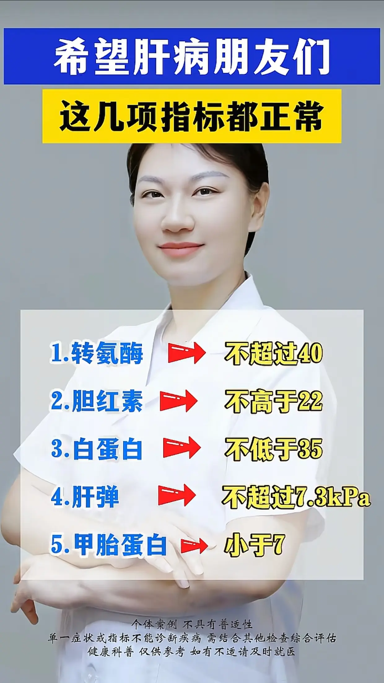 希望肝病朋友们，这几项指标都正常。