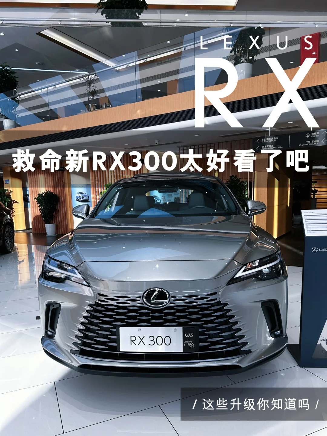 救命🆘新RX300也太好看了吧！！！