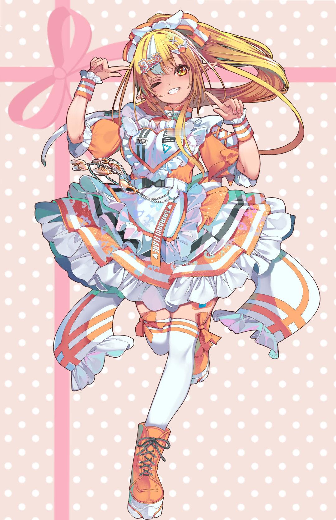 不知火芙蕾雅——虚拟YouTuber——画师: ゆうたろう，网页链接