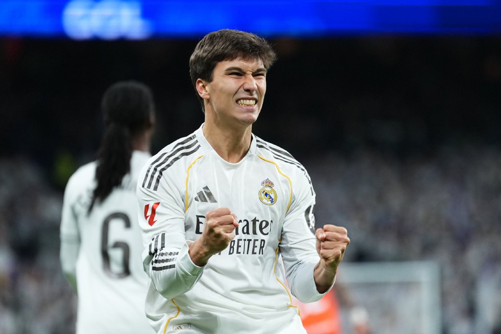 贡萨洛本场比赛为皇马贡献梦幻开局西甲联赛 皇马vs皇家社会 halamadrid