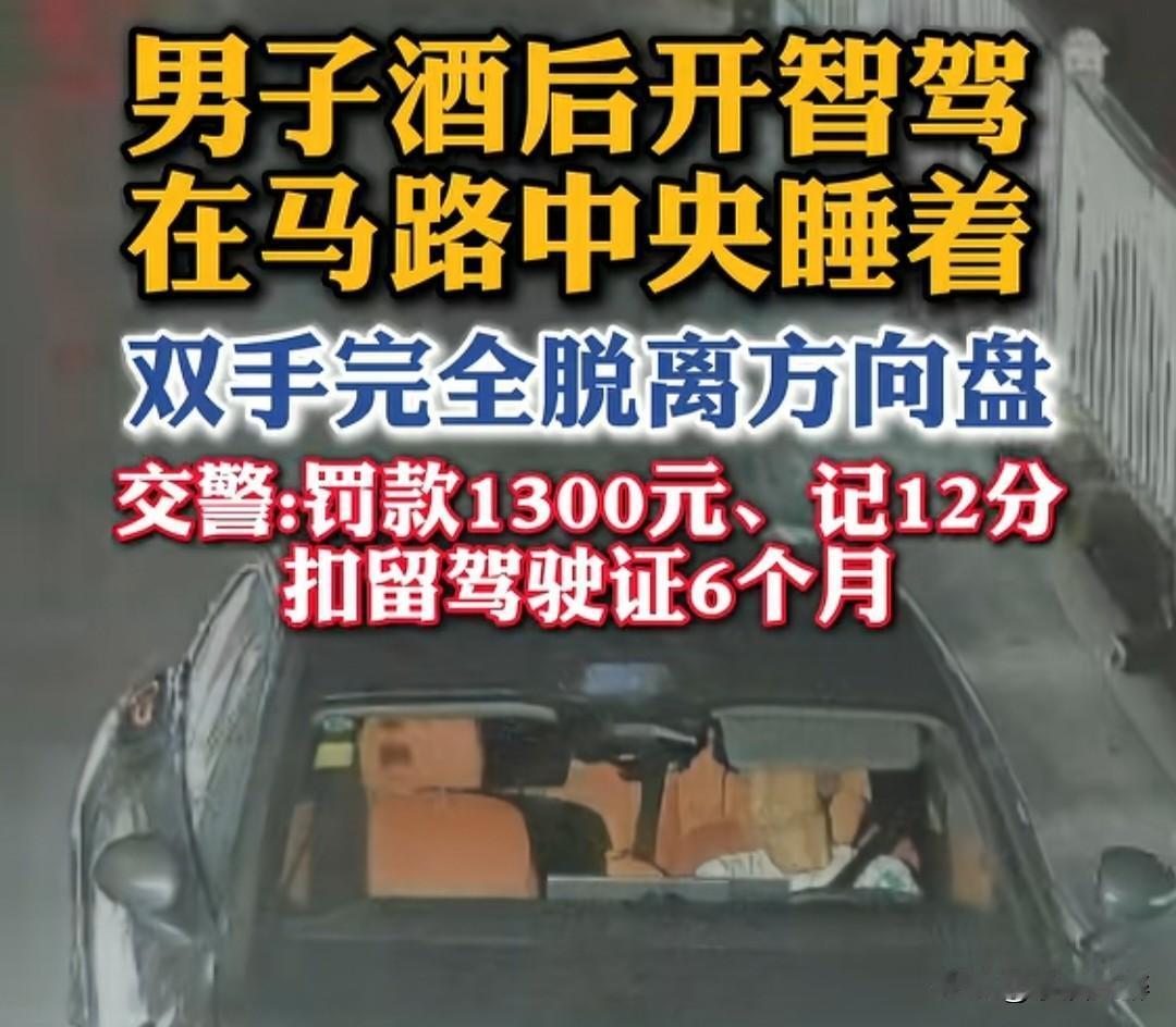 既然这个司机不想开车，被记12分、罚款1300、扣留驾驶证6个月，这下真的不用开