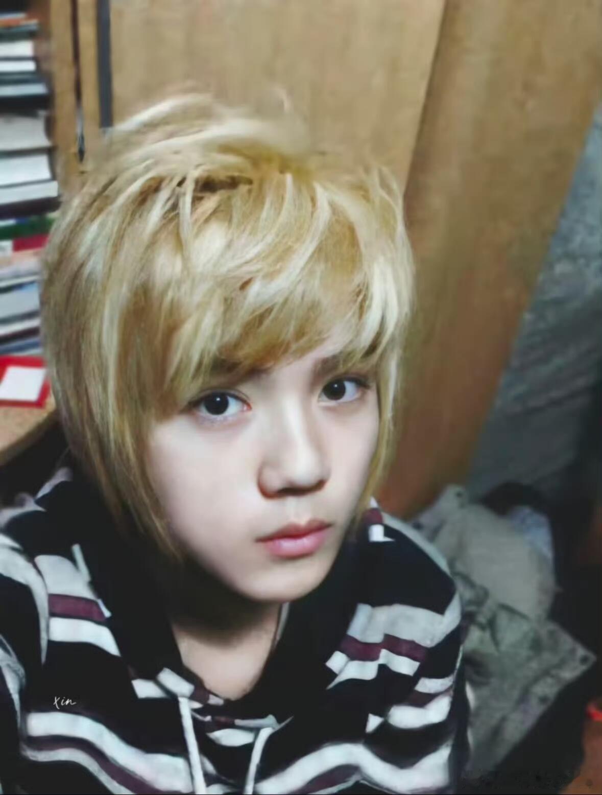 鹿晗幼年体 真美人没有尴尬期 就算是非主流时期也是非常好看的杨幂鹿晗我是证人登顶