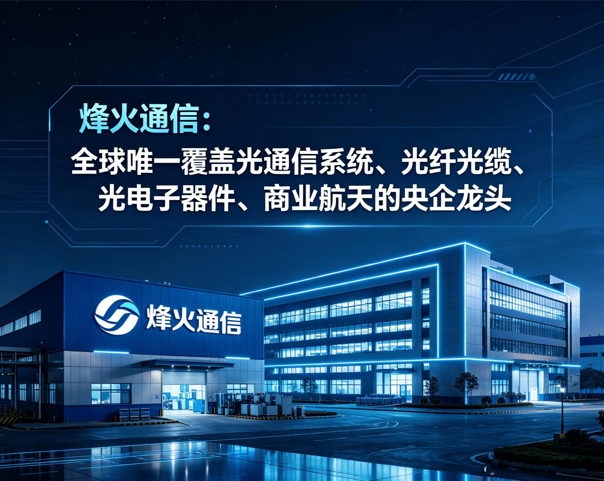 烽火通信：全球唯一覆盖光通信系统、光纤光缆、光电子器件、商业航天的央企龙头一、核