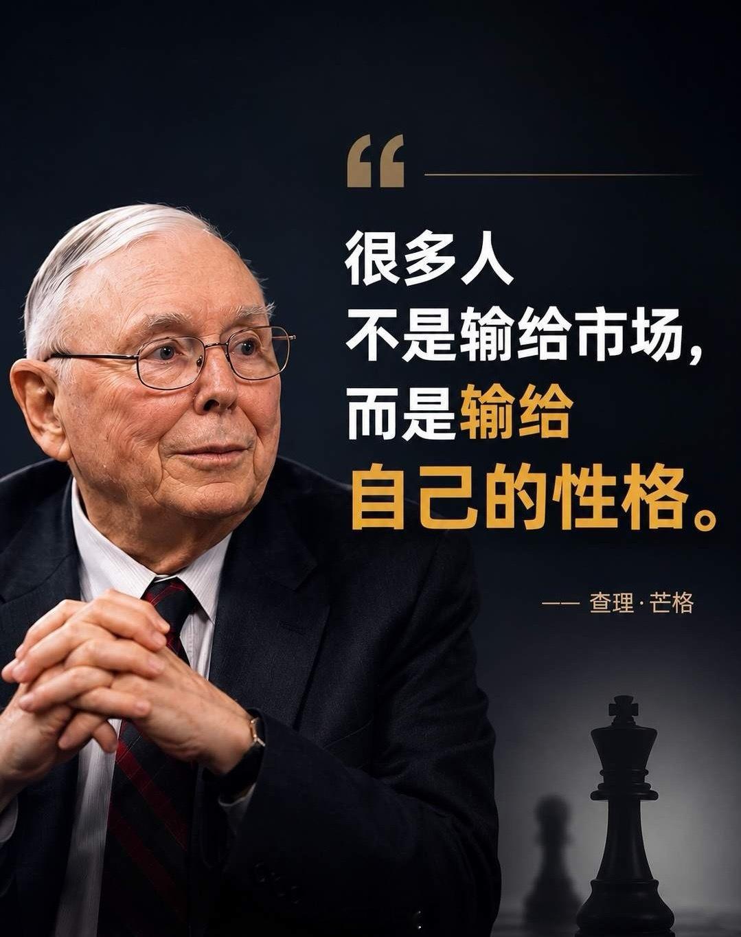 投资最难的，从来不是看懂一家公司，而是看清自己。 上涨时贪婪，害怕错过机会； 下