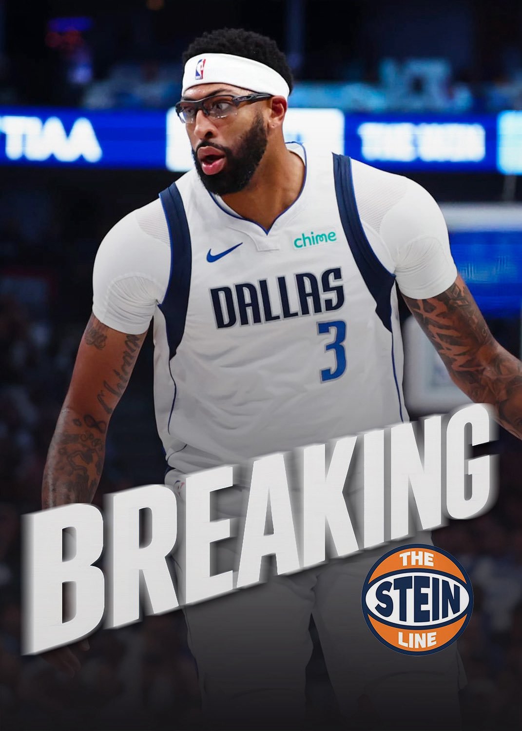 Shams：浓眉哥小腿轻微拉伤，将缺席未来两场比赛，并接受进一步评估。早日康复眉