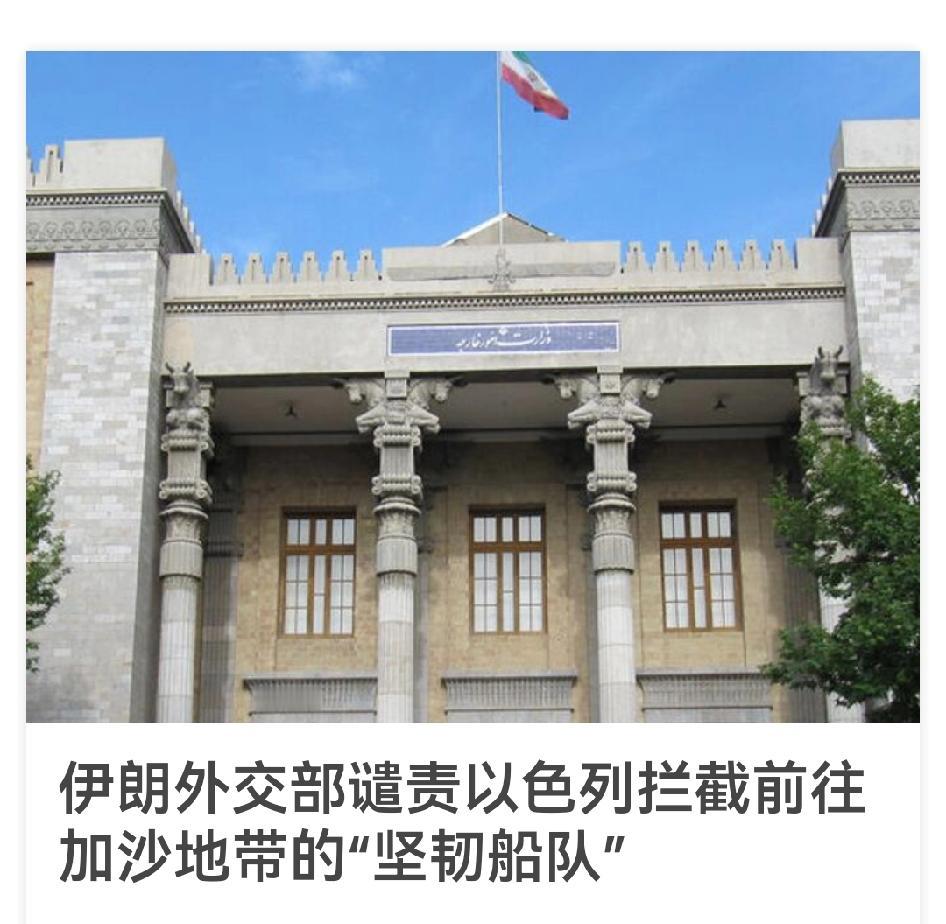 以色列外交部称“全球坚韧船队”的挑衅行动结束
以色列外交部表示，“全球坚韧船队”